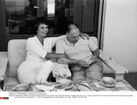 ST. TROPEZ/FRANCE : Sophia Loren and Carlo Ponti