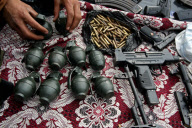 PALESTINIAN GUN TRADERS FLOURISH IN A LOCAL GAZA MARKET