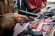 PALESTINIAN GUN TRADERS FLOURISH IN A LOCAL GAZA MARKET