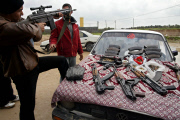 PALESTINIAN GUN TRADERS FLOURISH IN A LOCAL GAZA MARKET