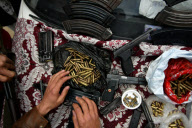 PALESTINIAN GUN TRADERS FLOURISH IN A LOCAL GAZA MARKET