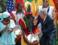 U.S. PRESIDENT BUSH HOSTS MALARIA AWARENESS DAY AT WHITE HOUSE