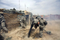 US Soldiers in the 'Triangle of Death', Iraq