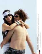 SARDEGNA:  Laura Pausini and her boyfriend