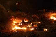 Iranians Burn Gas Station Reacting to Gasoline Rationing