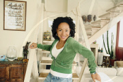 Oona King at home