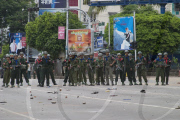 Myanmar Military Attacks Civilian Protesters