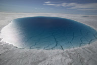 Surface Tension: Greenland Ice Images.