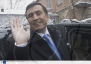 Former Georgian President Mikhail Saakashvili Voting at a Polling Station,Tbilisi, Georgia - 05 Jan 2008