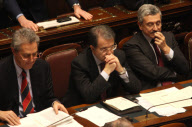 ITALY Prodi in Parliament