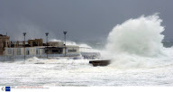 Gale force winds hit Sliema, Malta - 24 Jan 2008