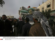 GAZA : Border between Egypt and Gaza