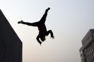 Parkour Springs Up In Big Cities Of China