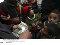 GAZA : Border between Egypt and Gaza