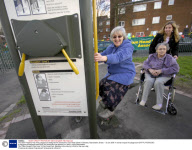 The Older People's Play Area, playground designed for pensioners, Dam Head Estate in Blackley, Manchester, Britain - 30 Jan 2008