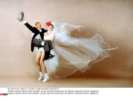 Laetitia Casta & Henri Salvador vus par Jean-Paul Goude pour les Galeries La