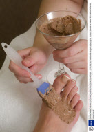 Chocolate Massage Treatment in the Fairmont Royal York Hotel, Toronto, Ontario, Canada - 13 Feb 2008