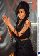 Amy Winehouse Grammy performance, Riverside Studios, London, Britain - 10 Feb 2008