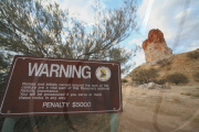 Chambers Pillar In Outback Australia