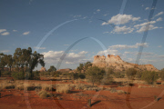 Chambers Pillar In Outback Australia