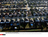 LOUISIANA: AERIAL VIEW OF DOWNTOWN NEW ORLEANS
