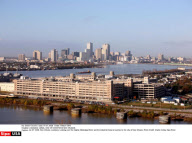 LOUISIANA: AERIAL VIEW OF DOWNTOWN NEW ORLEANS