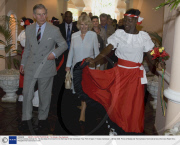 Prince Charles and Camilla, The Duchess of Cornwall on the third day of their Caribbean Tour, Port of Spain, Trinidad, Caribbean - 06 Mar 2008
