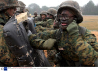 Women's US Marine Corps, Parris Island Marine Base, South Carolina, America - Feb 2008