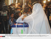 IRAN: Iranians vote