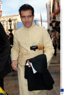 Antonio Banderas celebrates Semana Santa in Malaga, Spain - 16 Mar 2008