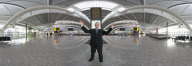 BA CEO Willie Walsh in the newly completed  
Heathrow Terminal 5.