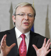 Australian Prime Minister Kevin Rudd