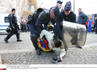 PARIS: Olympic Flame - Pro Tibet protesters