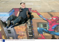 NIKKI SANDERSON AND PAVEMENT ART, LONDON, BRITAIN - 16 OCT 2005