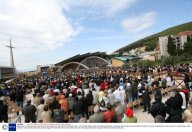 Mass prior to the exhuming of the body of Saint Padre Pio, San Giovanni Rotondo, Italy - 24 Apr 2008