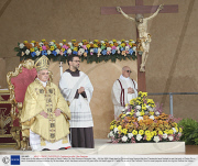 Mass prior to the exhuming of the body of Saint Padre Pio, San Giovanni Rotondo, Italy - 24 Apr 2008