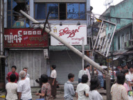 Myanmar Cyclone Nargis Devastation