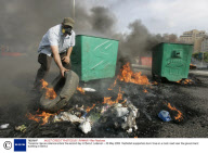 Tensions rise as violence enters the second day in Beirut, Lebanon - 08 May 2008