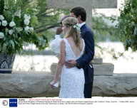 Jenna Bush (daughter of President George W. Bush) and Henry Hager marry at Prairie Chapel Ranch near Crawford, Texas, America  - 10 May 2008