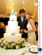 Jenna Bush (daughter of President George W. Bush) and Henry Hager marry at Prairie Chapel Ranch near Crawford, Texas, America  - 10 May 2008