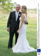 Jenna Bush (daughter of President George W. Bush) and Henry Hager marry at Prairie Chapel Ranch near Crawford, Texas, America  - 10 May 2008