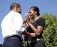 USA Obama Campaigns in New Hampshire