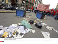 NAPLES: Garbage crisis, Demonstration