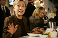 USA Senator Hillary Clinton campaigns in Iowa