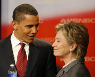 OBAMA AND CLINTON