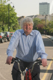 British politician and author Stanley Johnson