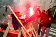 European Fishermen Protest Quotas Cuts And Fuel Price Increase - Brussels