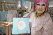 British Fashion Designer Zandra Rhodes in London