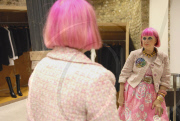 British Fashion Designer Zandra Rhodes in London
