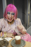 British Fashion Designer Zandra Rhodes in London